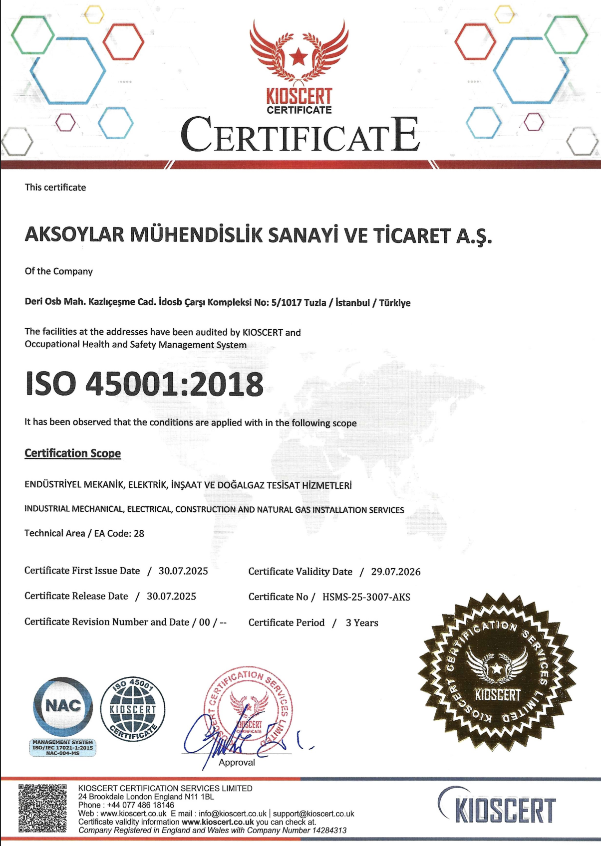 BHS Enerji | Sertifikalarımız